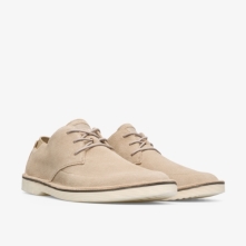 Camper Morrys Formal Shoes Beige - Mens Singapore OZPWLM-410